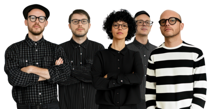 PNG A group of international business owner clothing modern white. - Powered by Adobe