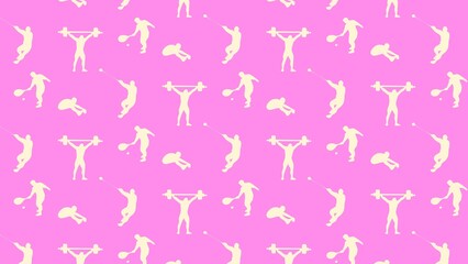 SPORTS VECTOR PATTERN DESIGN