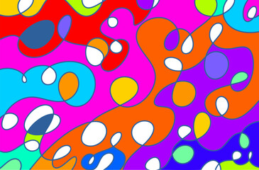 abstract scribble color trendy background