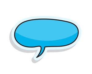 Colorful speech bubbles in Hand-drawn style , chatting box, message box, think balloon, speak bubble, cartoon elements vector illustration	