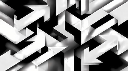 arrows entangled into an unresolved glyph