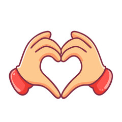 red heart on white background