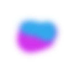 Blurred colored shape. Abstract color shape, grainy gradient color background, Abstract blurry gradient shape