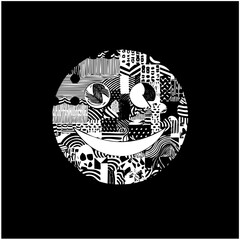 Vector Intricate vessel features abstract shapes and .