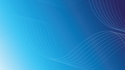 abstract blue wave background design 
