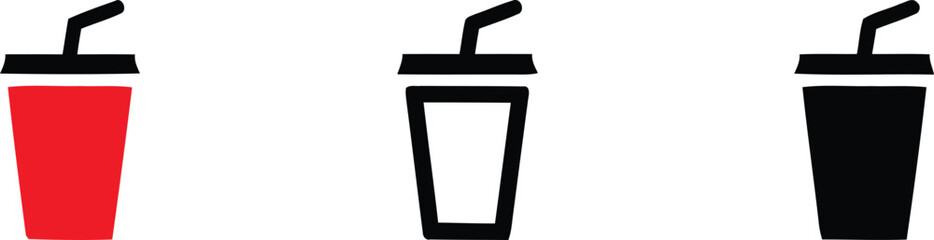 Set of colorful markers and paper clips vector illustration