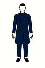 vector illustration of business man