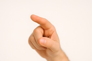 Human Hand Pointing Finger Forward