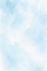 beautiful soft pastel blue and white watercolor background