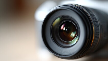 Close-up of camera lens