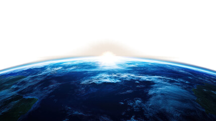 Fototapeta premium PNG Real earth horizon atmosphere planet space.