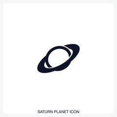Saturn Planet Icon