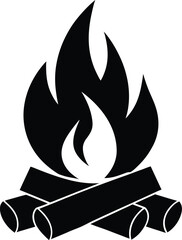 Campfire Silhouette