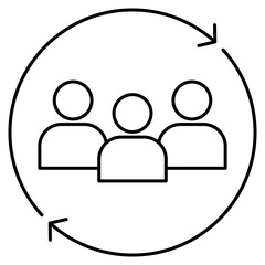 Employee Retention Icon