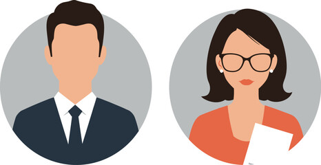 vector illustration of Profession