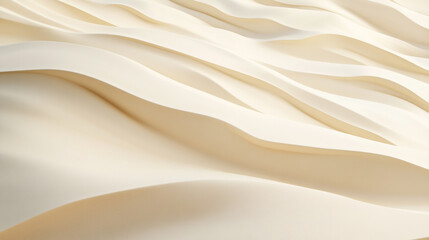 Obraz premium Soft beige flowing waves abstract background design