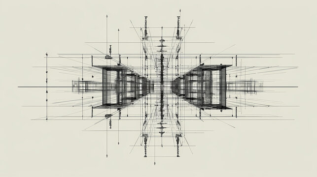 Precise framework of mirrored lines and equidistant forms