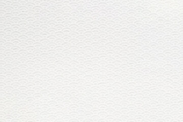 青海波のでこぼこ質感のある白い和風背景