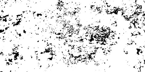 Distressed grain texture vector illustration dirt messy splash overlay and black and white Dust distress grungy effect paint. Vector scratch rustic surface effect monochrome texture composed dust.	