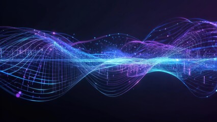 Fototapeta premium Abstract wave graphic (1)