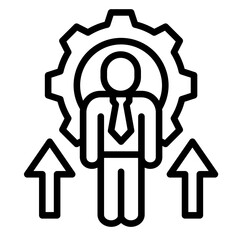 Personal Development  Icon Element For Design
