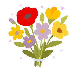 bouquet of colorful flowers