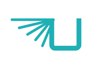 Abstract consulting logo with interconnected lines forming a dynamic network symbol, representing collaboration, innovation, and strategic thinking. Perfect for tech-focused business advisors u