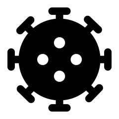 virus icon for illustration