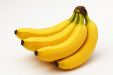 Yellow bananas bunch fruit food