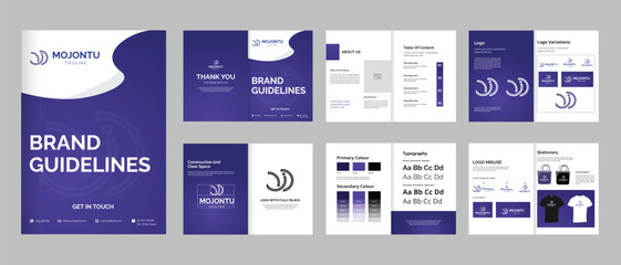 Modern Brand Guidelines or brand identity Template – Corporate Identity Design Kit