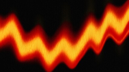 Burning effect zig zag line background