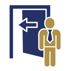Exit Interview  Icon Element For Design
