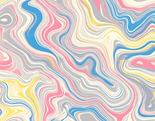 Obraz premium Vibrant pastel marble background with swirling colors for a modern, artistic touch and elegant design