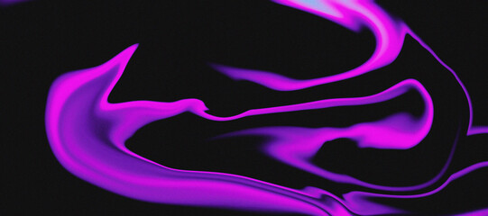 Abstract Grainy Gradient Background. Abstract Purple and Pink Neon Liquid Swirl
