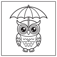 Rainy Day Coloring Pages | Cute and Easy Rain Scenes for Kids and Adults


