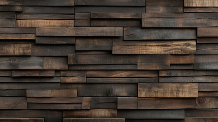 Dark brown wood paneling wall texture background rustic design home decor