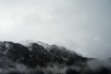 Clouds Over Mountain