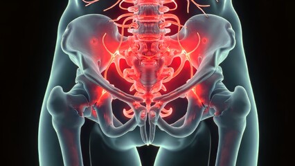 Pelvic bone art exhibition