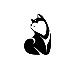 shiba inu icon and logo design 