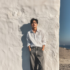 한국 남자 길거리 여름 패션