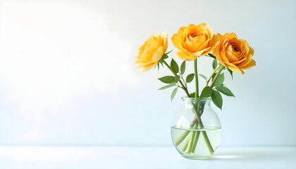 Fototapeta premium flower blossom vase isolated on white background 