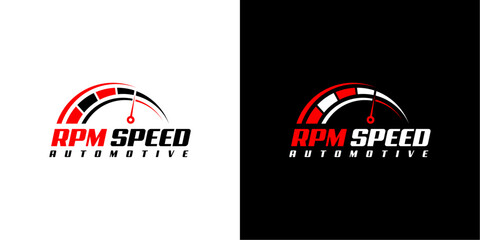 RPM Speed Automotive Logo Design Template