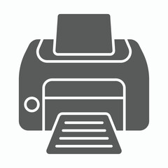 printer icon, fax vector, scanner illustration