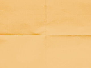 orange crumple paper, folded paper, scrambled paper. textured paper. white scramble page Simple and clean paper background. Texture overlay. Vector. Graphic.