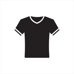 Naklejka premium Minimalist T-Shirt Icon – Casual Wear Symbol