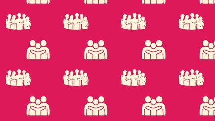 Friendship day vector pattern design