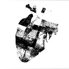 Vector Abstract robotic head with fragmented .