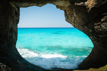 Rocky Coastline and Blue Sea in Marsa Matruh, Egypt