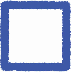 Abstract blue gradient brush stroke square frame texture