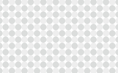 グレーの丸が並んだ幾何学模様の背景素材